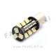LED žarnica P21W (BA15s / 1156) 27x SMD (5050) CANBUS 12V bela