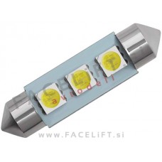 LED žarnica C5W 3x SMD (5050) 12V