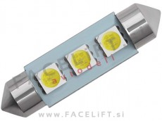 LED žarnica C5W 3x SMD (5050) 12V
