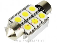 LED žarnica C5W 6x SMD (5050) CANBUS 12V