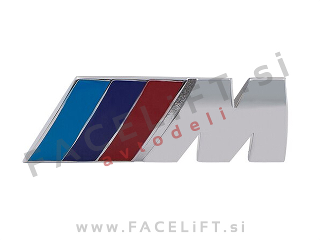 BMW M emblem za pritrditev na ledvičke