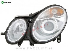 Mercedes E W211 02-06 bi-xenon žaromet levi