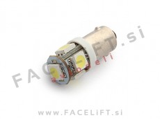 LED žarnica BAX9s (H6W) 5x SMD (5050) 24V