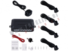 Parkirni senzorji PDC z zvočnim opozorilom 4x senzor 12V srebrni