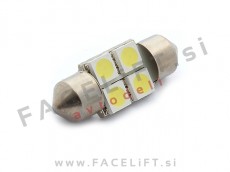 LED žarnica C5W 4x SMD (5050) 12V 31mm