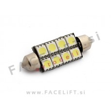 LED žarnica C5W 8x SMD (5050) 12V 41mm
