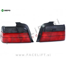 BMW 3 E36 Limuzina 90-99 zadnje luči rdeče zatemnjene