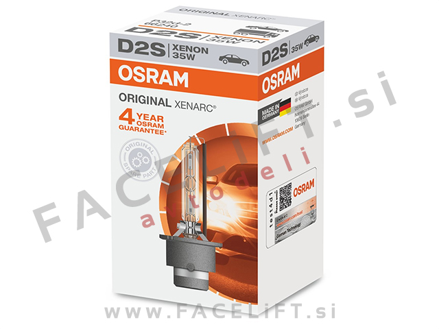 Xenon žarnica D2S Osram Original Xenarc 66240 35W