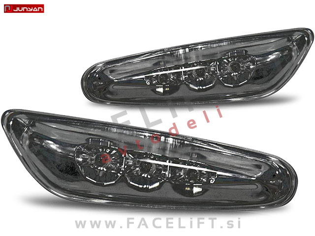 BMW 5 / E60 E61 (03-10) / bočni LED smerniki / zatemnjeni (smoke)