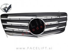 Mercedes E W211 06-09 maska črna kromirana sijaj