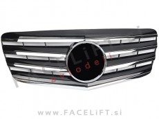 Mercedes E W211 06-09 maska črna kromirana sijaj