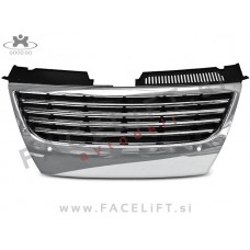 VW Passat 3C B6 05-10 maska kromirana (sijaj) PDC