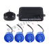 Parkirni senzorji PDC z zvočnim opozorilom 4x senzor modri 12V