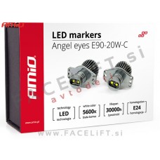 BMW 3 E90 E91 05-08 LED Angel Eyes markerji 20W (40W)