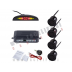 Parkirni senzorji PDC z LED prikazovalnikom / 4x senzor / črni / 12V