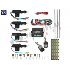Univerzalno centralno daljinsko zaklepanje / 2x daljinec / 4x motorčki