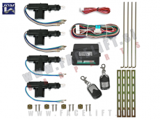 Univerzalno centralno daljinsko zaklepanje / 2x daljinec / 4x motorčki