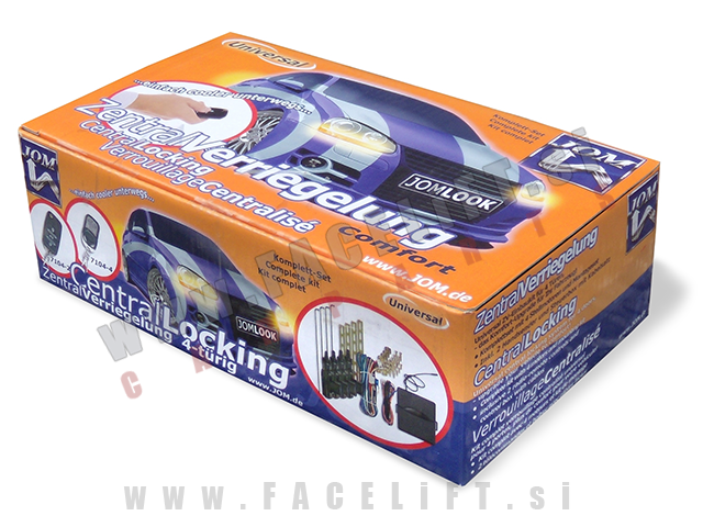 Univerzalno centralno daljinsko zaklepanje / 2x daljinec / 4x motorčki