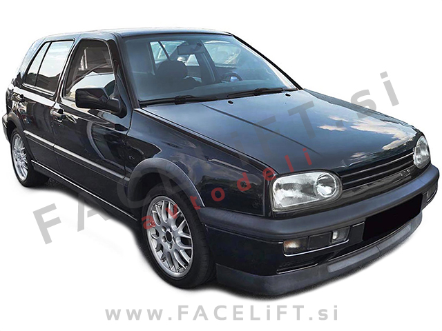 VW Golf 3 91-97 podaljšek sprednjega odbijača VR6 izgled