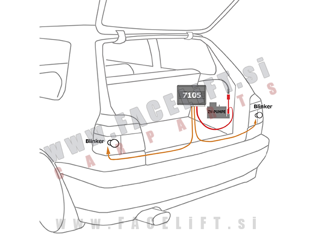 VW daljinsko centralno zaklepanje zaklepanje 2x daljinec 12V