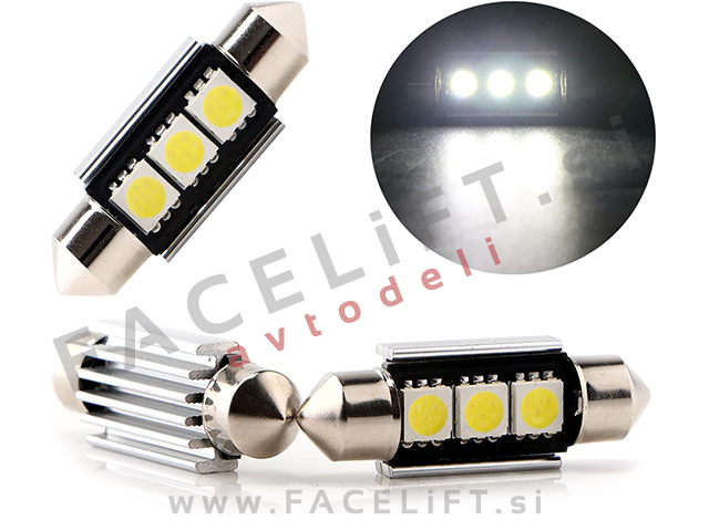 VW Passat 3C B6 05-10 LED žarnice za osvetlitev registrske tablice