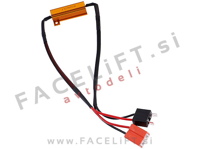 Upor CANBUS H7 (PX26d) 50W 6ohm 12V