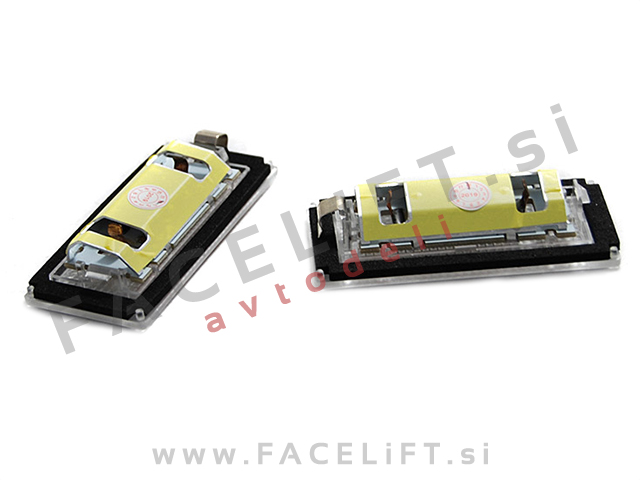 LED osvetlitev registrske tablice z ohišjem BMW 3 E46 Cabrio Coupe 03-07