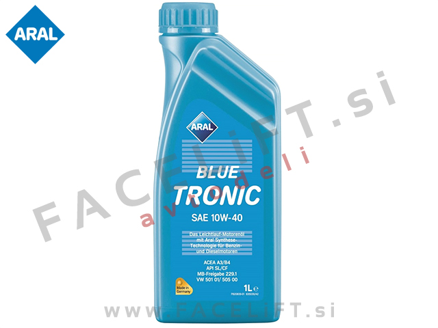 Motorno olje Aral Blue Tronic 10W40 1L