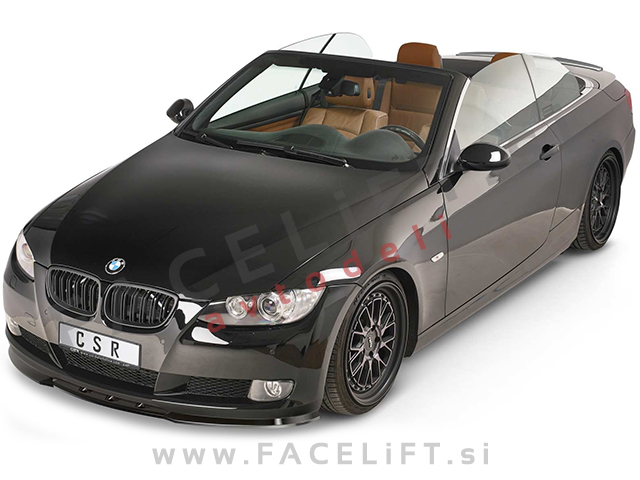 BMW 3 E92 E93 06-10 podaljšek sprednjega odbijača črni (mat)