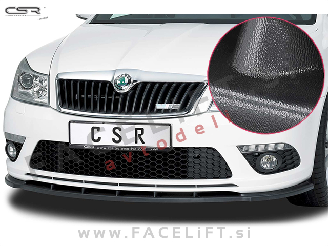 Škoda Octavia RS / 1Z (08-13) / podaljšek sprednjega odbijača / črni (mat) Škoda Octavia RS / 1Z (08-13) / podaljšek sprednjega odbijača / črni (mat)