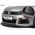 VW Golf 6 R / 5K (08-12) / podaljšek sprednjega odbijača / črni (mat)