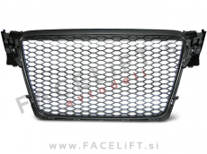 Audi A4 B8 8K 07-11 maska RS izgled črna (mat)