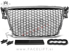 Audi A4 B8 8K 07-11 maska RS izgled kromirana (sijaj)
