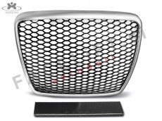Audi A6 4F C6 08-11 maska RS izgled srebrna (mat)