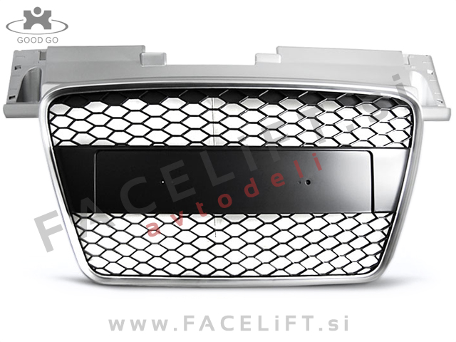 Audi TT 8J 06-14 maska RS izgled srebrna (mat)