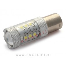 LED žarnica P21W BA15s 1156 80W CANBUS 12V