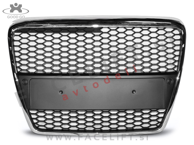 Audi A6 4F C6 04-08 maska RS izgled kromirana (sijaj)