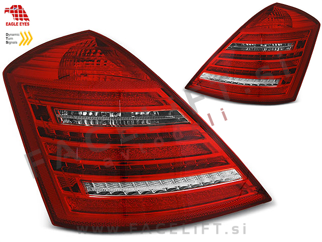 Mercedes S W221 05-09 zadnje LED luči DTS