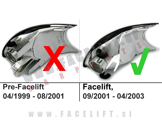 BMW 3 E46 Cabrio Coupe 01-03 sprednji smerniki