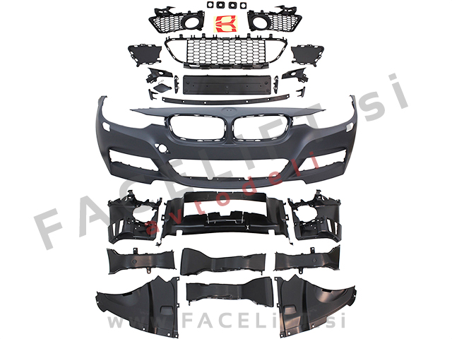 BMW 3 F30 F31 11-19 sprednji odbijač M-Technic izgled