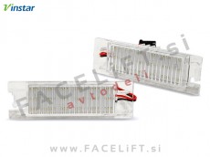 Opel LED osvetlitev registrske tablice z ohišjem Opel LED osvetlitev registrske tablice z ohišjem