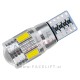 LED žarnica T10 W5W 6x SMD (5630) CANBUS 12V bela