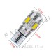LED žarnica T10 W5W 6x SMD (5630) CANBUS 12V bela