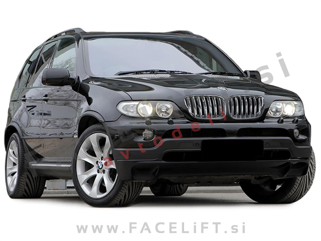 BMW X5 / E53 (03-06) / ledvičke / kromirane (sijaj)