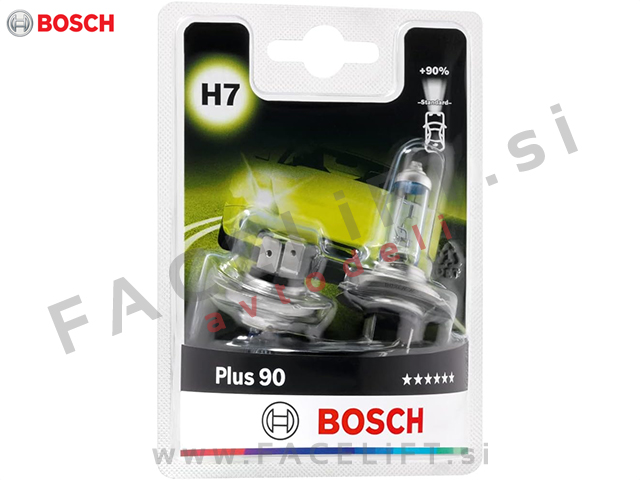 Halogenske žarnice Bosch Plus 90 H7 55W 12V