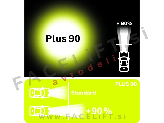 Halogenske žarnice Bosch Plus 90 H7 55W 12V