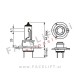Halogenske žarnice Bosch Plus 90 H7 55W 12V Halogenske žarnice Bosch Plus 90 H7 55W 12V