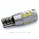 LED žarnica T10 W5W 10x SMD (5630) CANBUS 12V