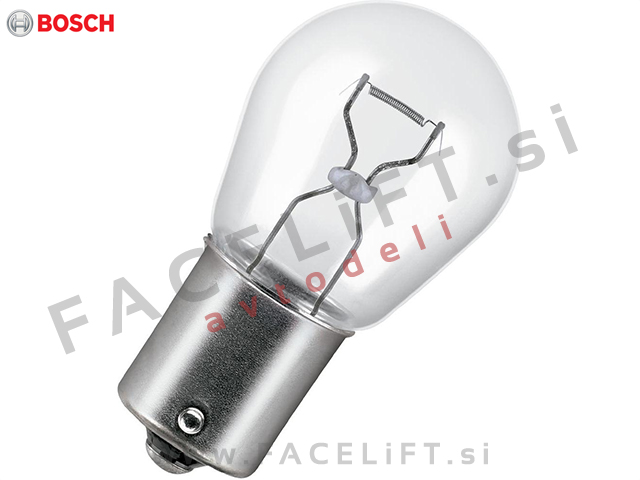 Halogenska žarnica Bosch P21W (BA15s / 1156) 21W 12V