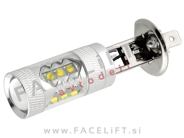 LED žarnica H1 (P14,5s) 80W CREE CANBUS 12V 24V LED žarnica H1 (P14,5s) 80W CREE CANBUS 12V 24V